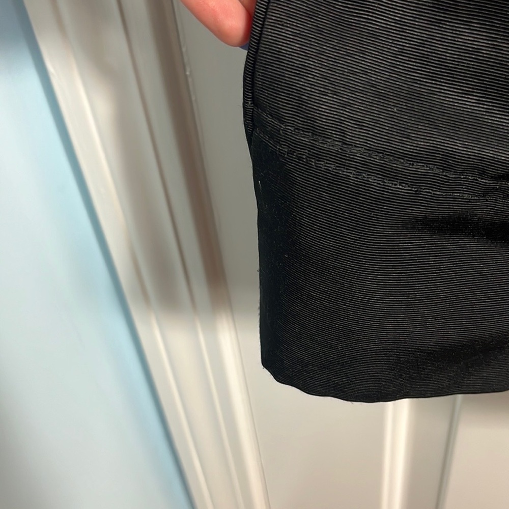Eliza J Black Lace & Faille V Neck Cocktail Dress - Picture 16 of 16